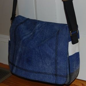 Cole Haan Canvas Messenger Bag